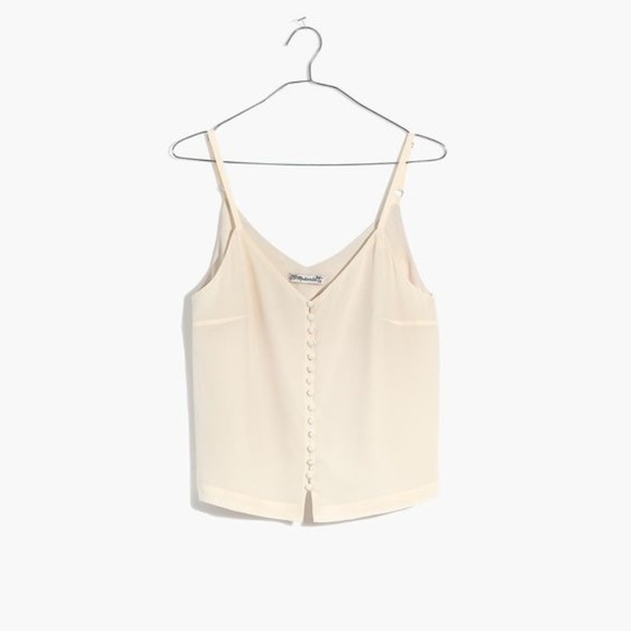 Madewell Tops - Madewell Silk Button-Down Cami